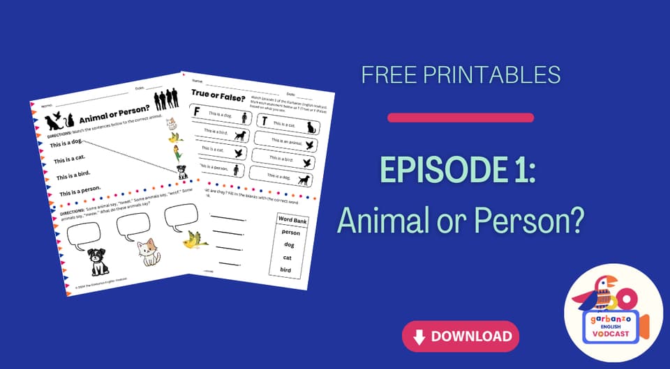 English Vodcast Season 1 Banners Blog Headers and Printables 3